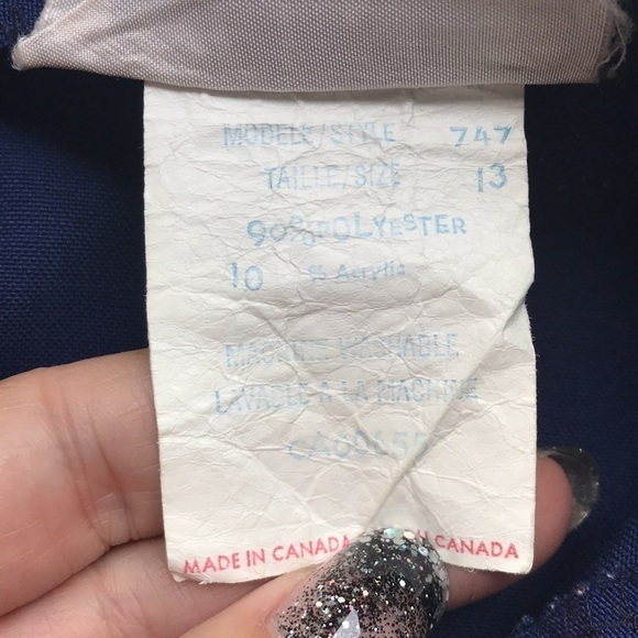 VINTAGE Niki blue High waisted pencil skirt button slit sz S/M - Picture 11 of 11